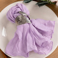 Cheesecloth Cloth Napkins 100 Pack 21in Lavender - Reusable Dinner