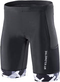 Mens Triathlon Shorts with Adjustable Drawstring and Chamois MY