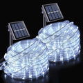 Solar Rope Lights 2x200 LED 66ft Waterproof String Lights - Outdoor