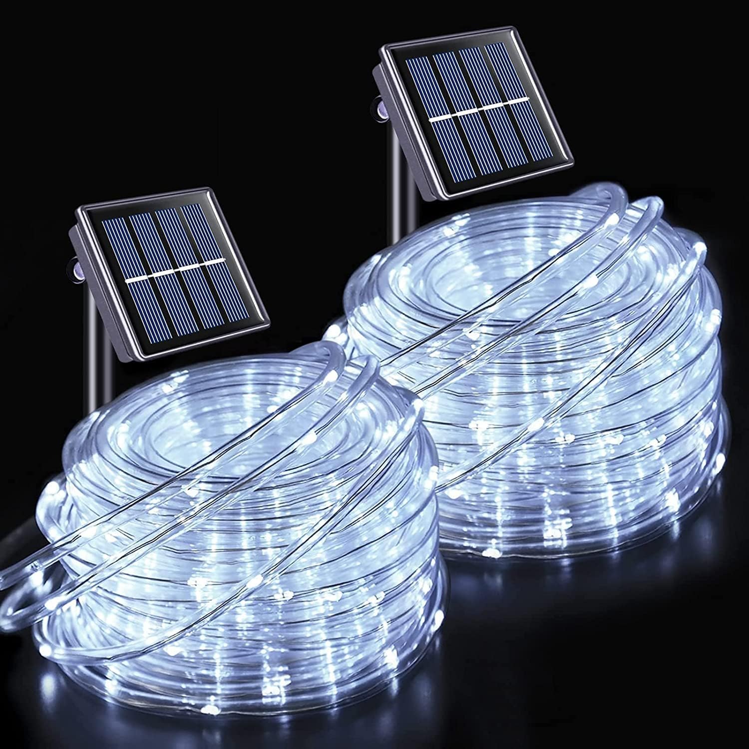 200 LED Solar Rope Lights for Outdoor Christmas Decor and More