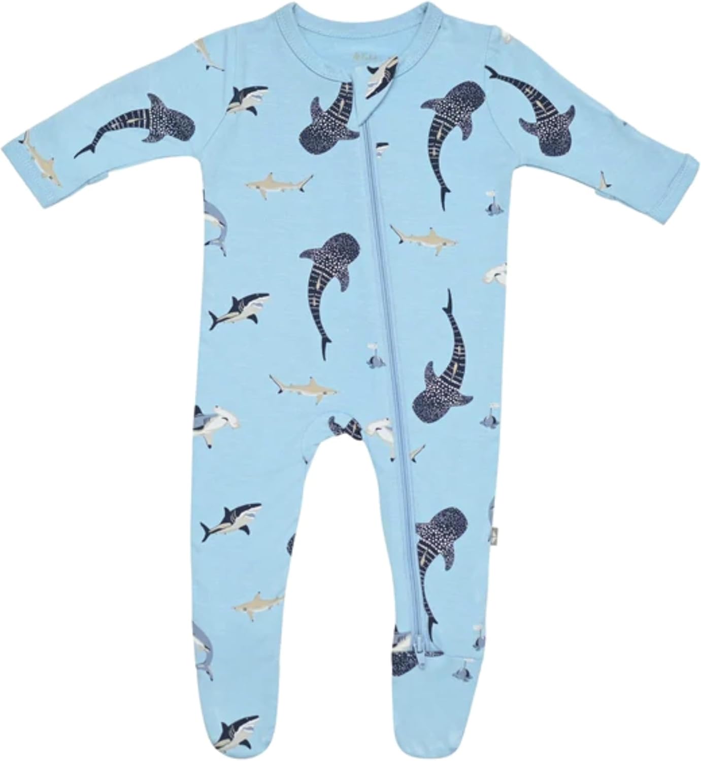 KYTE BABY Unisex Zipper Closure Footies for Infants 0-24 Months