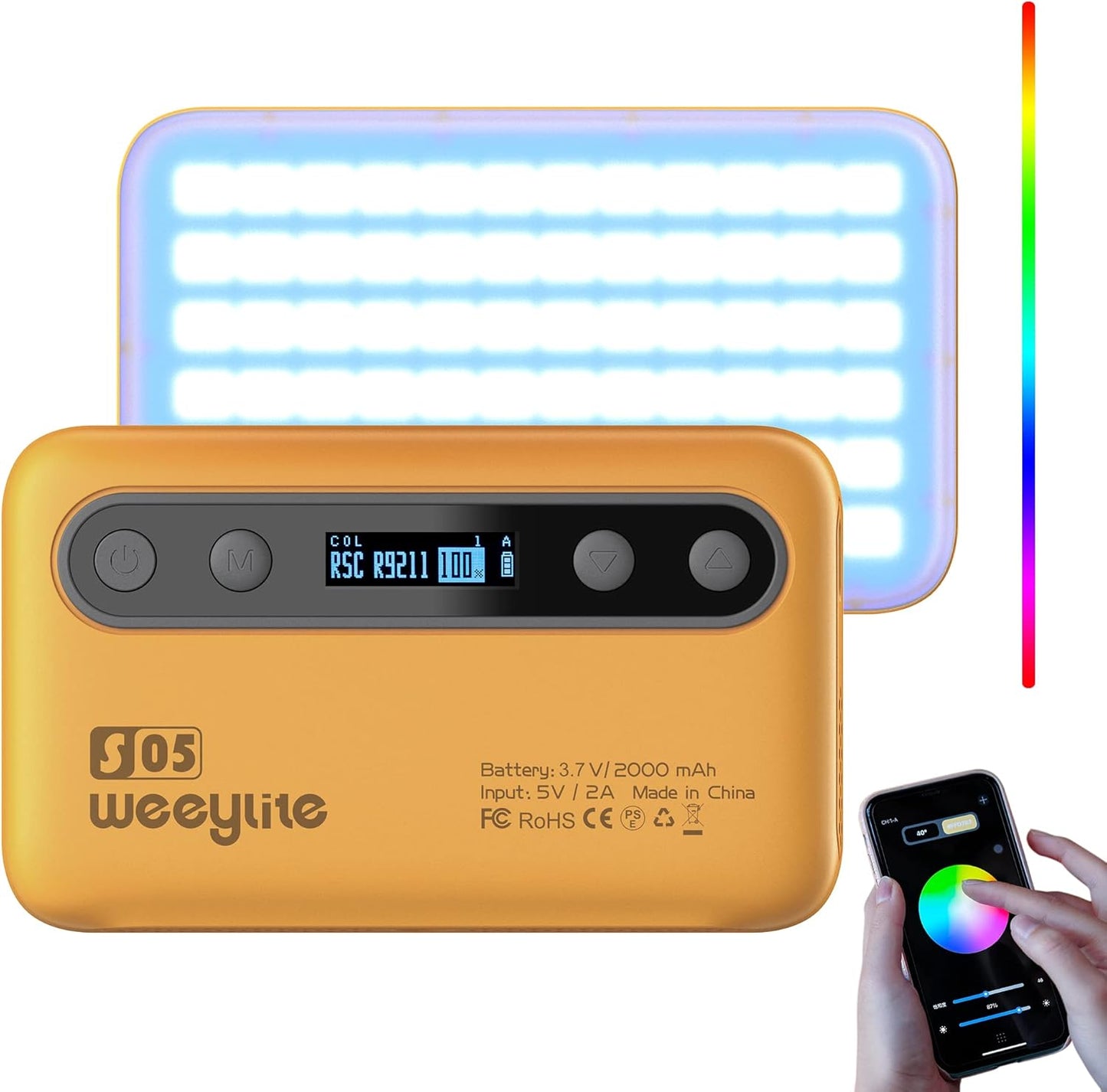 S05 RGB Photography Lighting Panel for Stunning Video and Photos