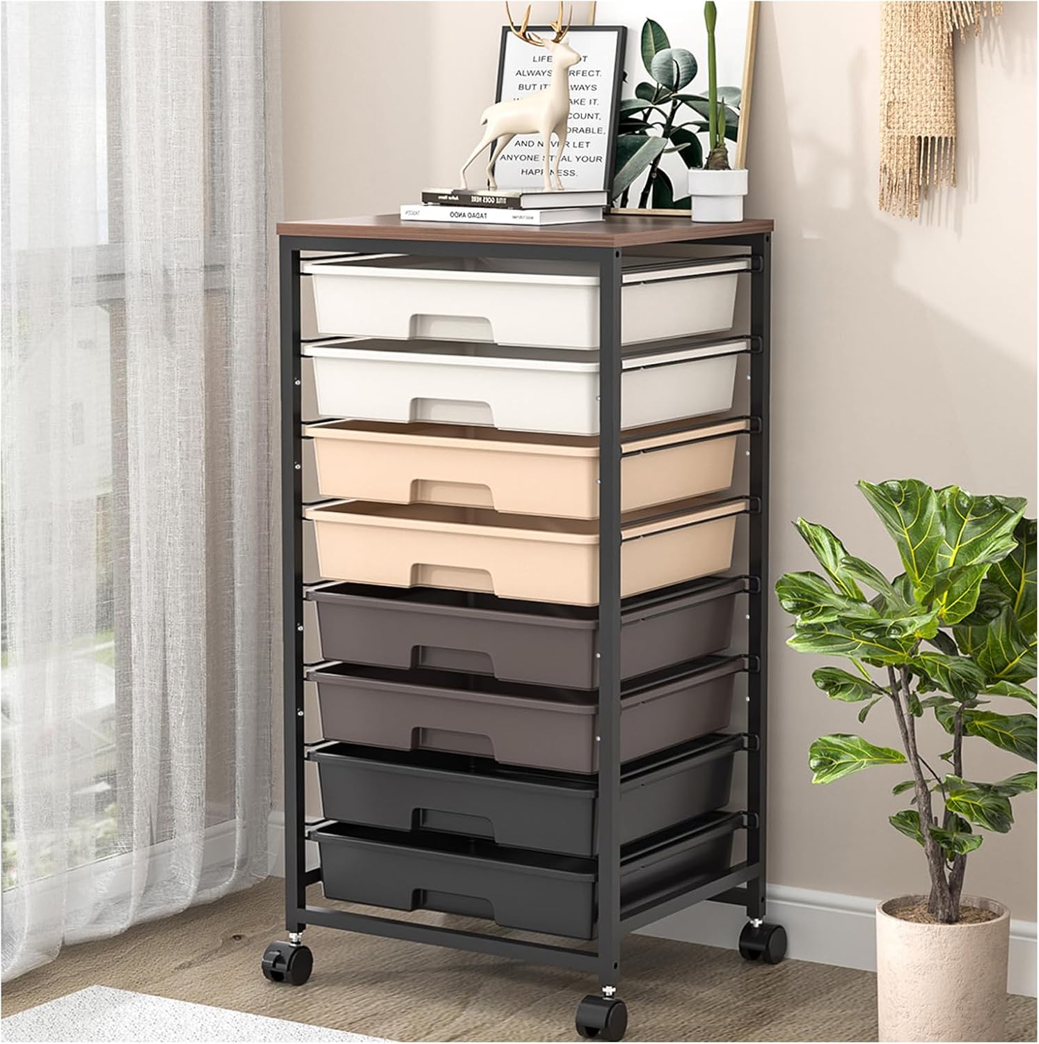 Rolling Carts with Wheels for Versatile Storage Solutions