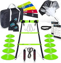Invincible Fitness Agility Ladder Set for Speed and Strength