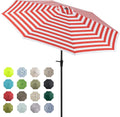 Tempera Patio Market Outdoor Table Umbrella with Auto Tilt