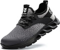 Steel Toe Sneakers for Men Women - Lightweight Slip Resistant Work use