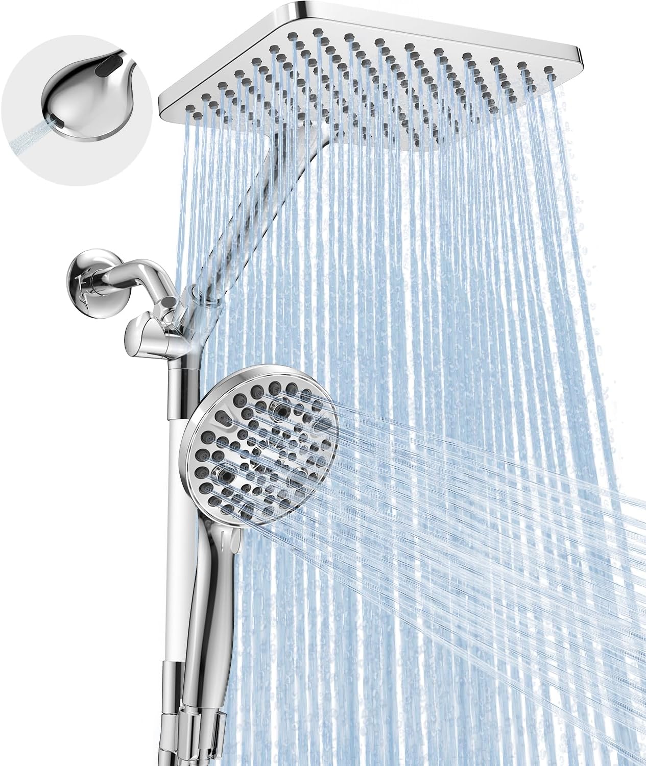 Dual Handheld Shower Head Combo for Ultimate Shower Experience