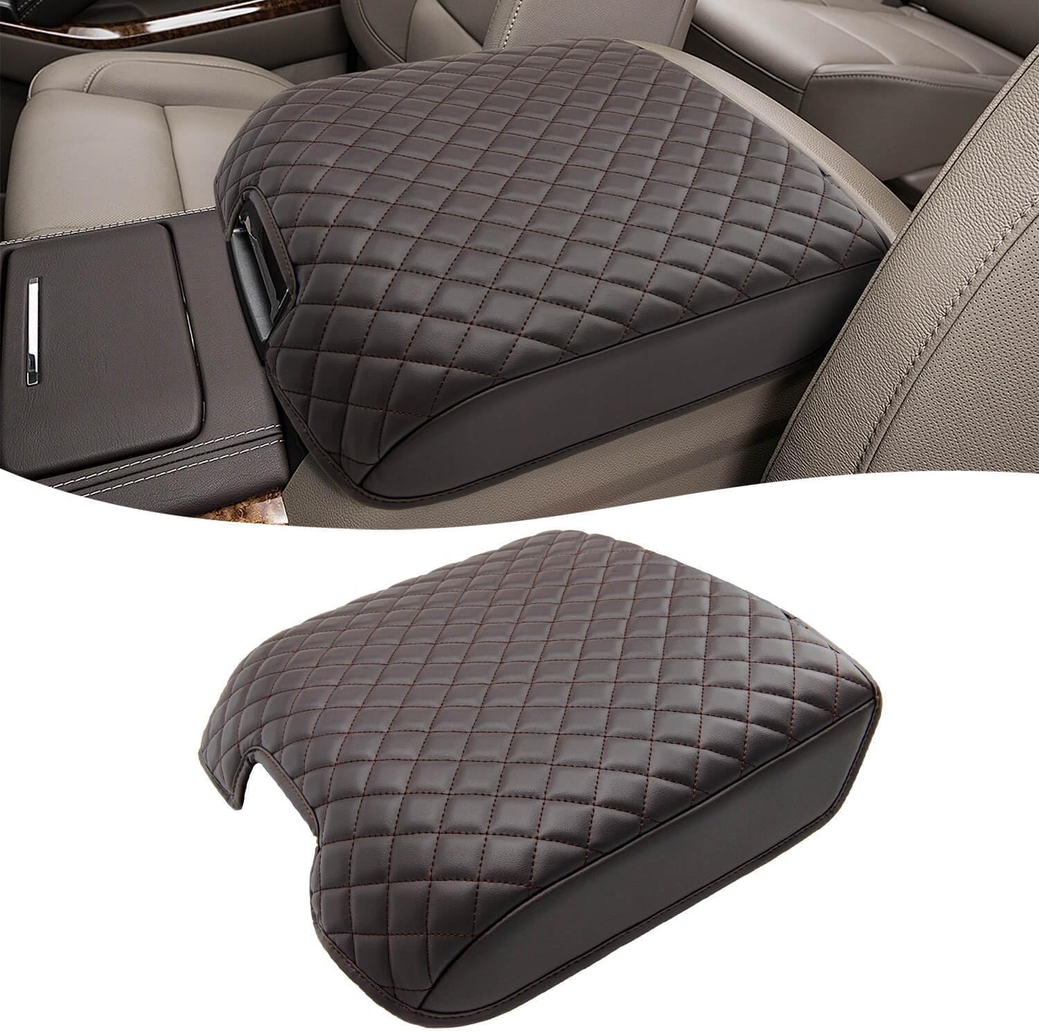 KBH Center Console Armrest Cover for Chevy Silverado & GMC
