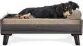 Furhaven Elevated Dog Bed Frame for 30 in x 20 in Beds - Mid-Century