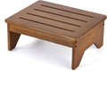 Bamboo Bed Step Stool 6.5in Wide Platform - Stable Bed & Shower Aid