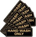 All Quality Standard Hand Wash Only Wall or Door Sign - Large pack