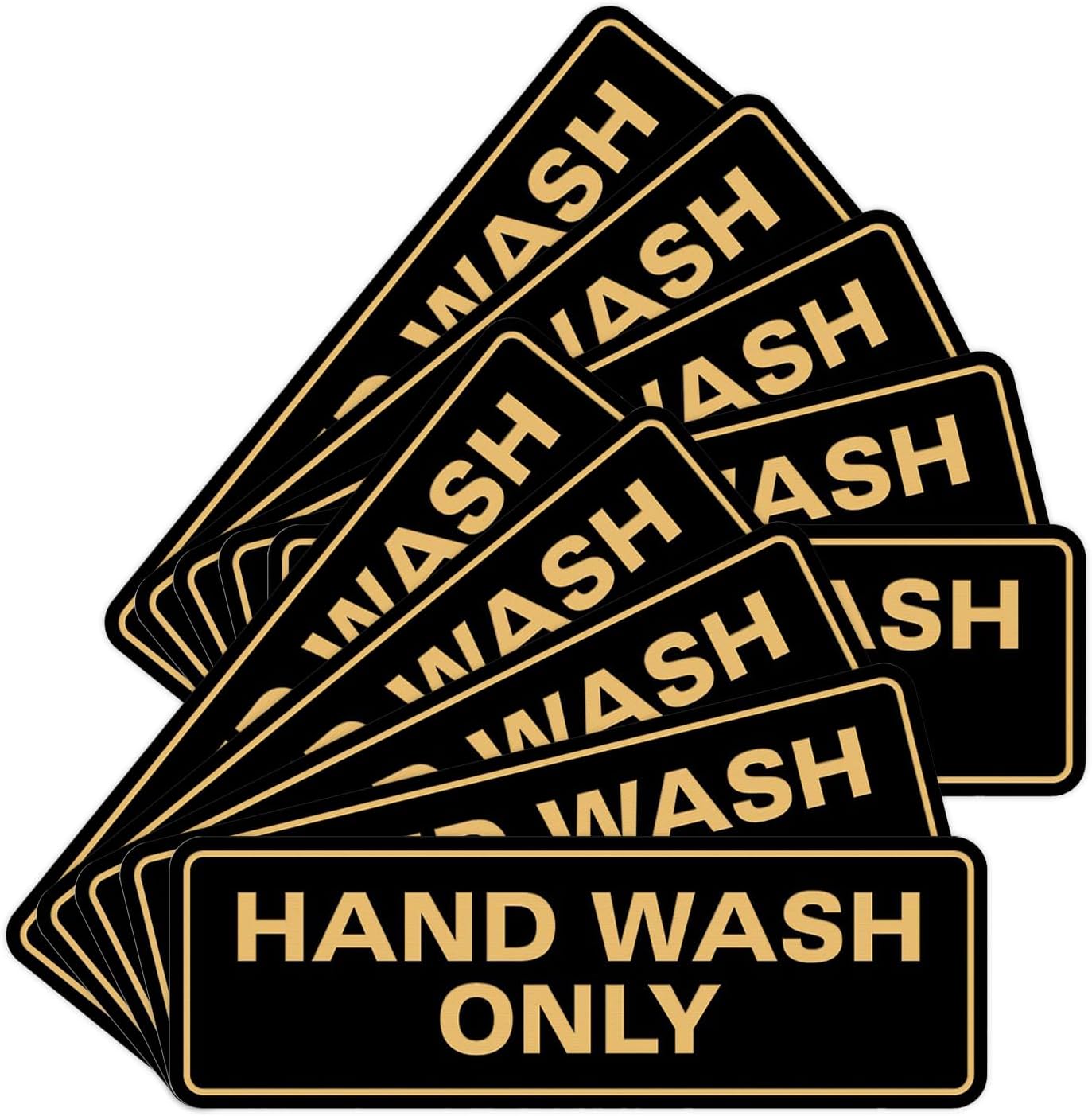 All Quality Hand Wash Only Wall or Door Sign - Elegant Design