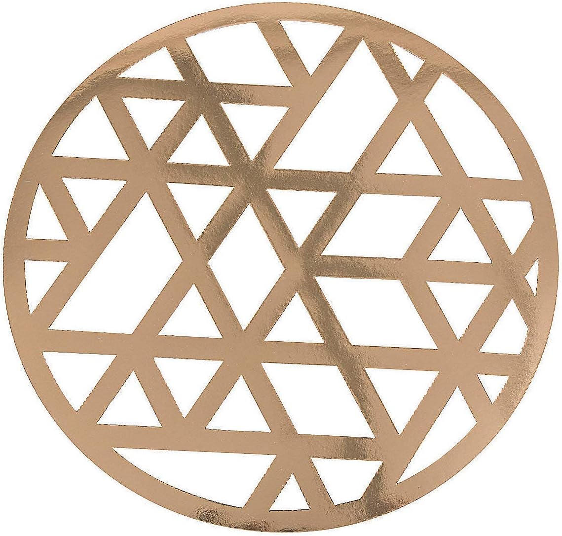 Gold Laser-Cut Charger Placemats - Set of 24 for Elegant Events