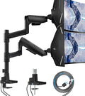 Vertical Dual Monitor Mount for 17-49 in Ultrawide Screens - Space