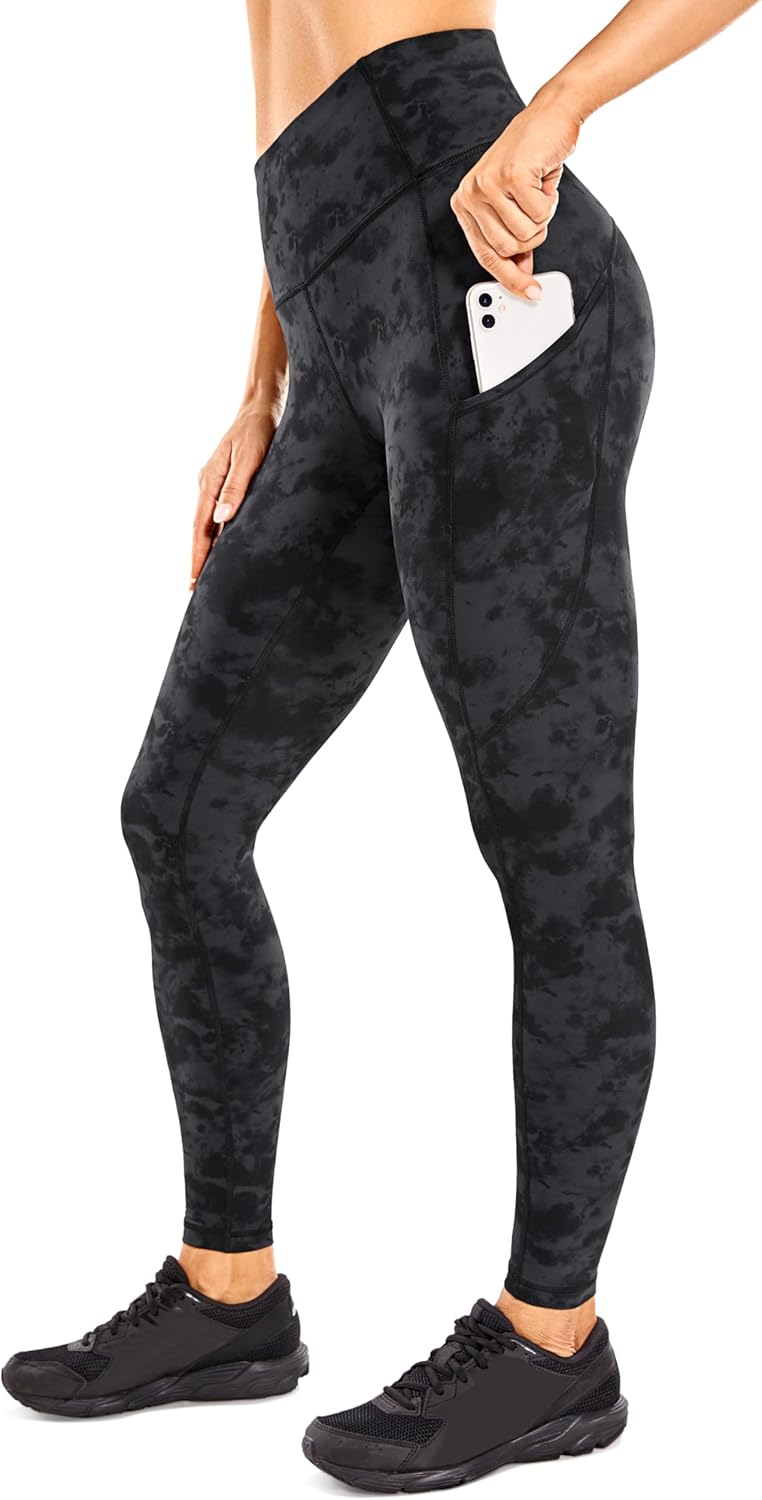 CRZ YOGA Women's Naked Feeling Workout Leggings with Pockets