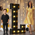Pooqla 4 FT Marquee Light Up Letters for Stunning Party Decor
