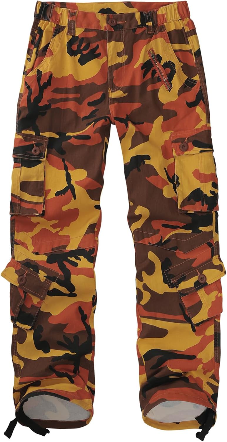 Sobrisah Women Mid-Rise Cargo Pants for Casual Style and Comfort