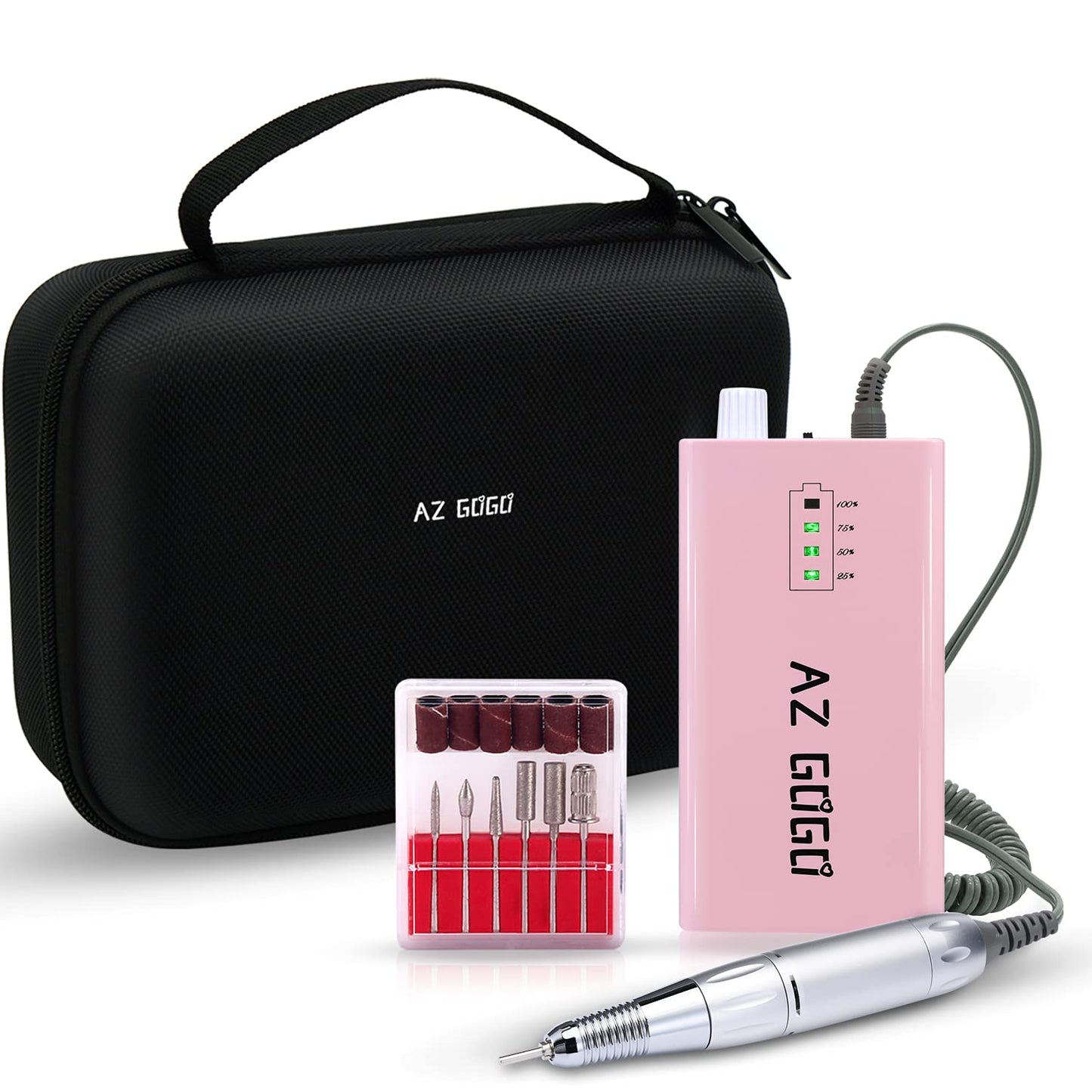 Cordless Nail Drill AZ GOGO 30000RPM for Perfect Nails
