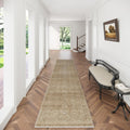 2 ft x 10 ft Washable Runner Rug - Non Slip Faux Wool Hallway Runner