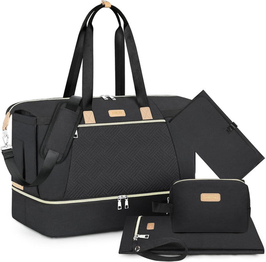 ITIEZY Diaper Bag Tote - Large Mommy Bag with Changing Pad