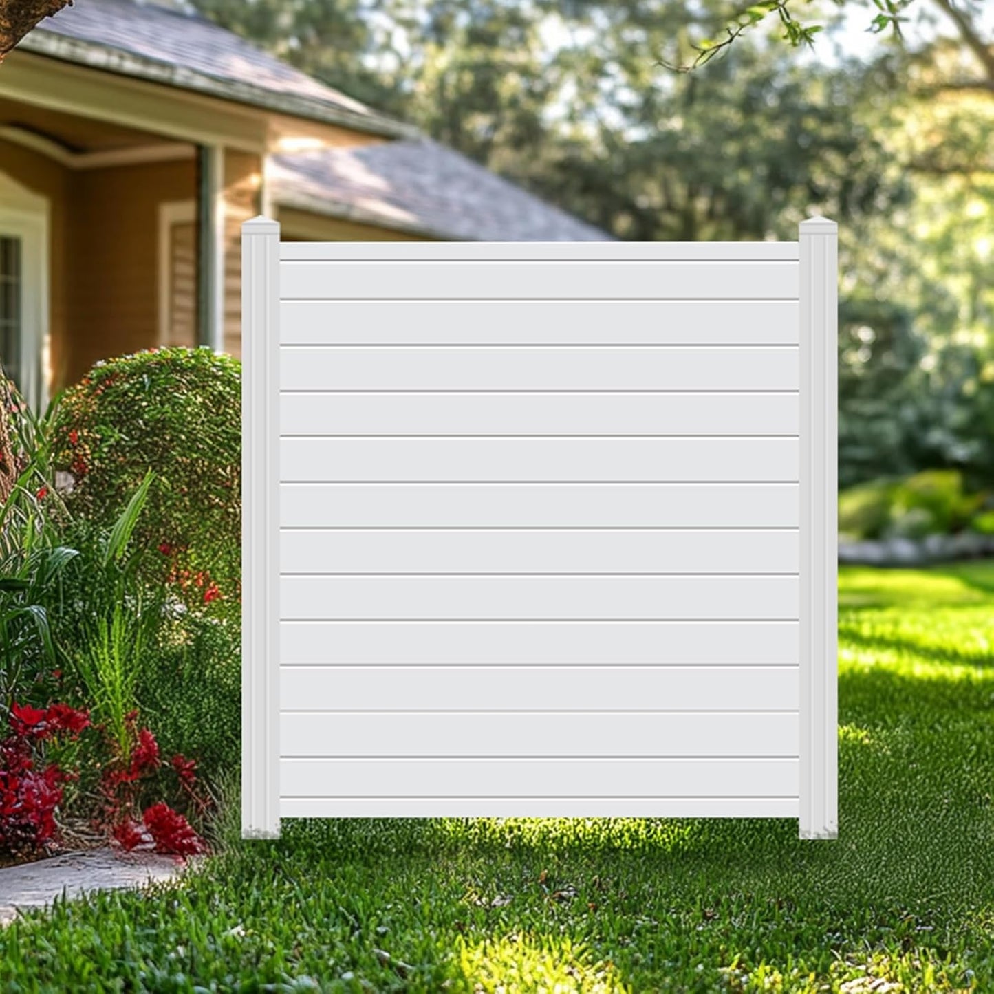 Vinyl Privacy Fence Panel for Outdoor Organization