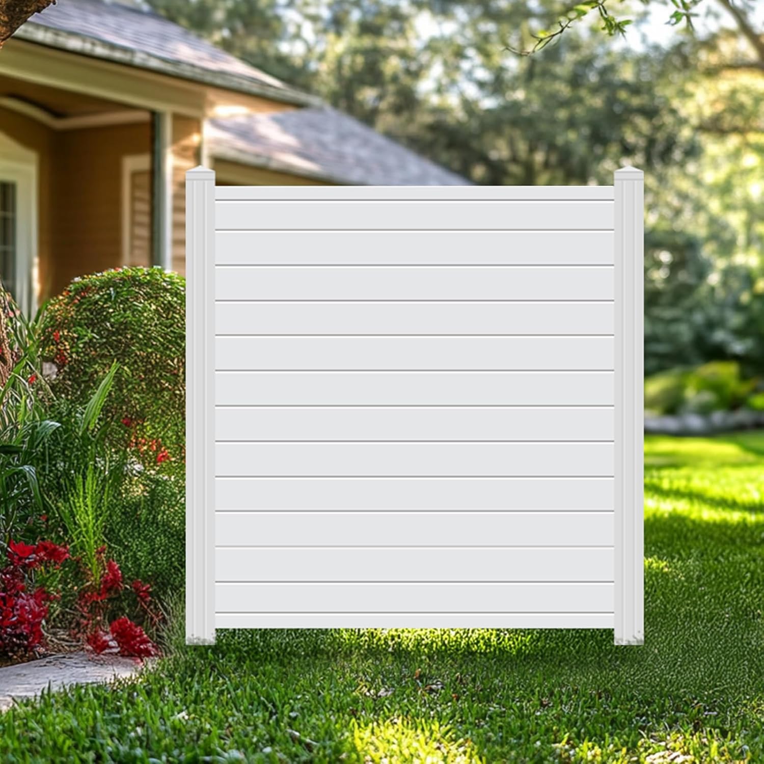 Vinyl Privacy Fence Panel for Outdoor Organization