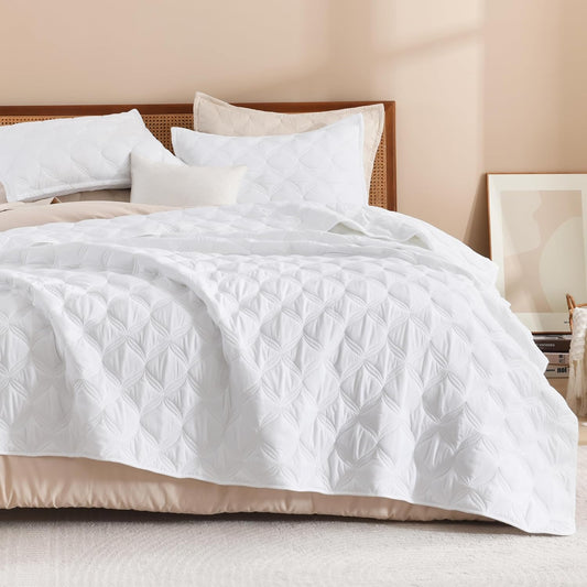 Litanika Oversized King Bedspreads - Lightweight Quilt Set