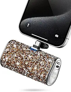 Bling Small Portable Charger with 6800mAh Capacity for Phones