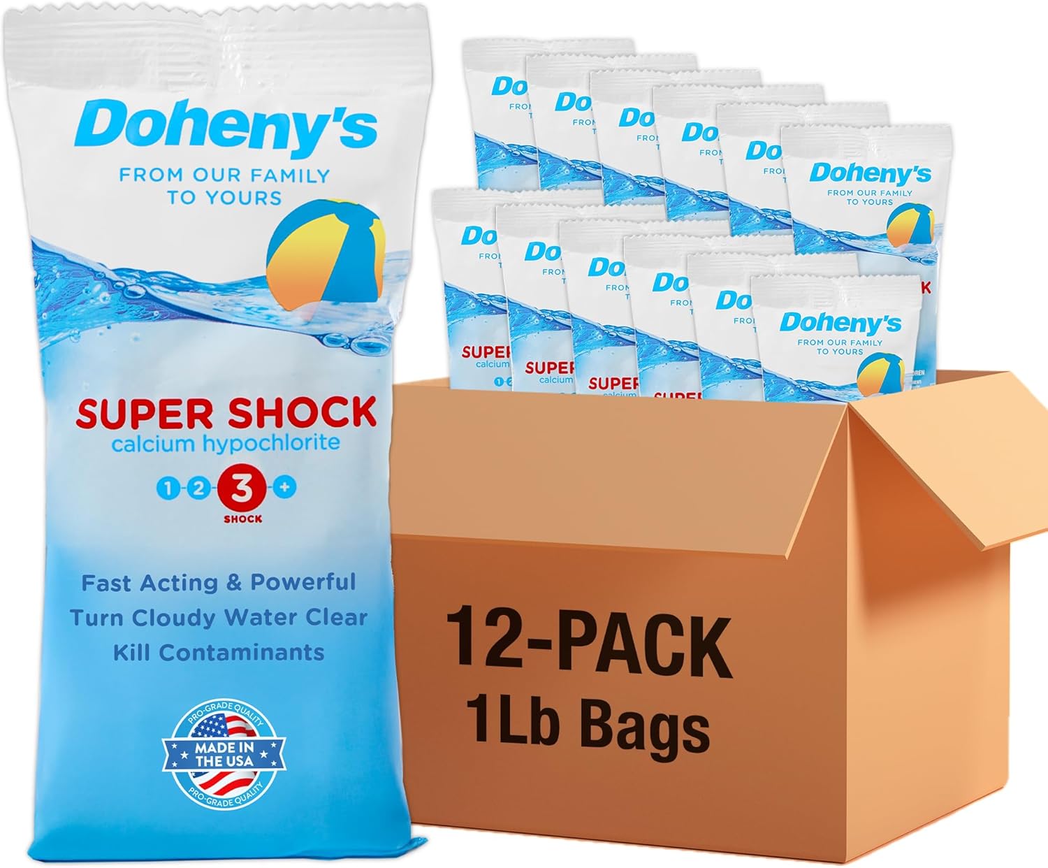 Doheny's Super Pool Shock for Crystal Clear Pool Water