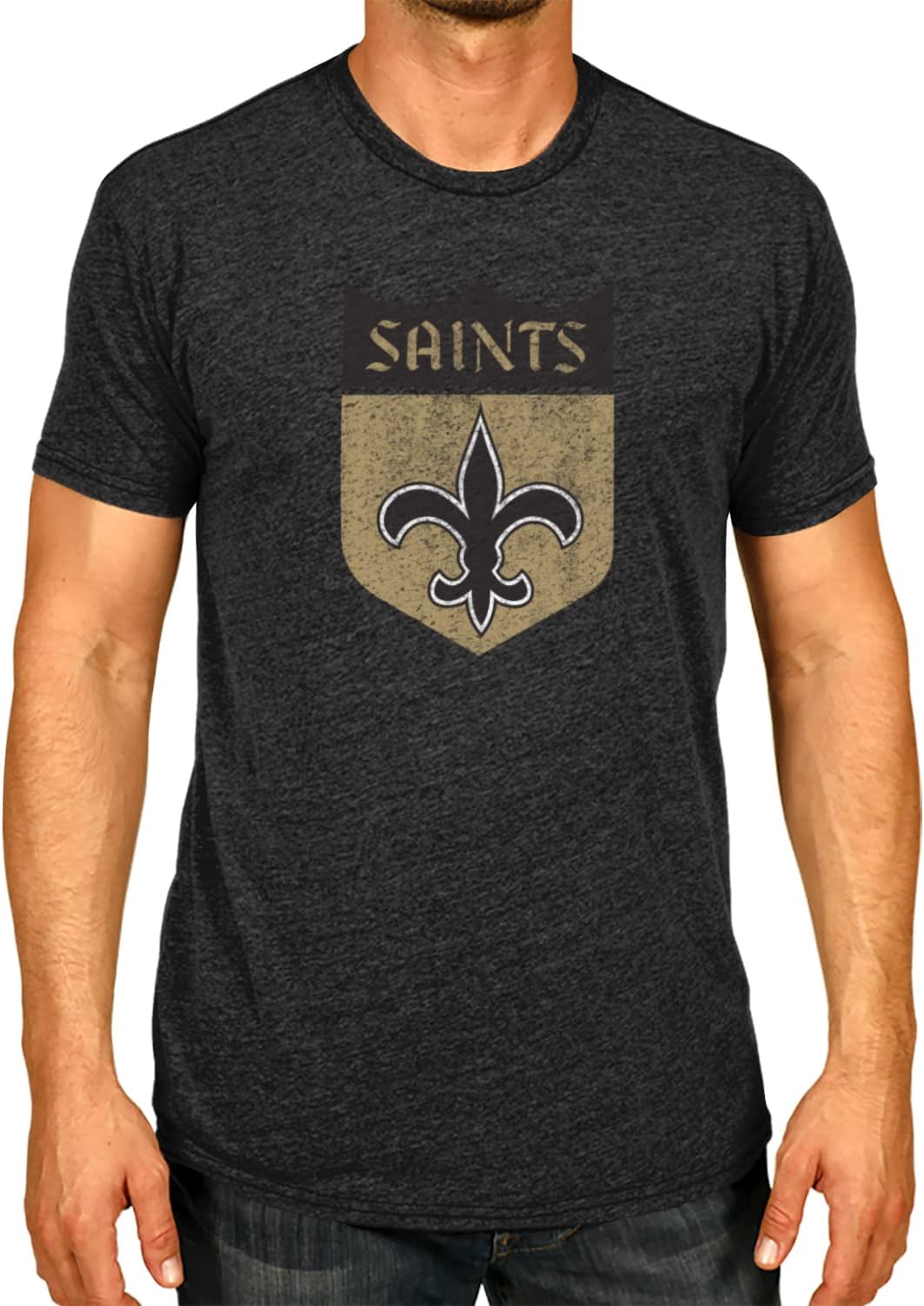 NFL Modern Throwback T-Shirt for New Orleans Saints Fans
