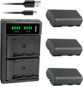 Kastar 3-Pack Battery and LTD2 USB Charger Replacement for Phase One