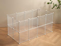 Transparent Clear Small Animal Playpen for Pets and Puppies