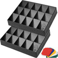 Storage Standard 2 Pack Card Sorting Tray - 15-Compartment Organizer