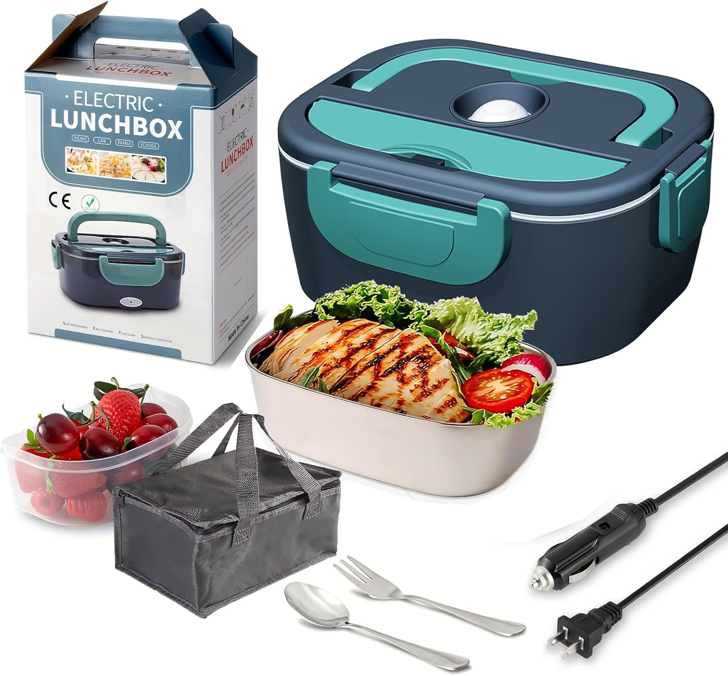 Portable Fast Heating Lunch Box for Travel - ENFOURCLASS