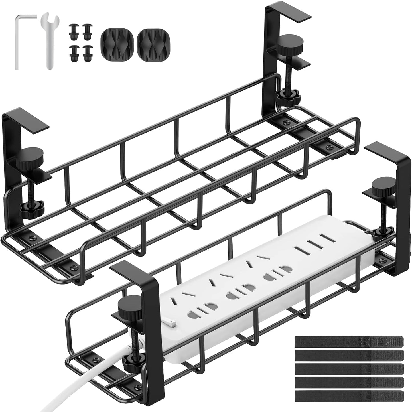 REFLYING Desk Cable Tray: Neat & Tidy Wire Management