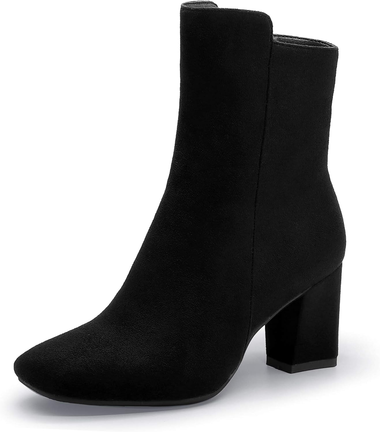 IDIFU Women's Ada Fashion Square Toe Ankle Boots for Style