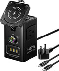 Mag-Safe Charger Stand 8-in-1 140W Charging Station - All-in-One