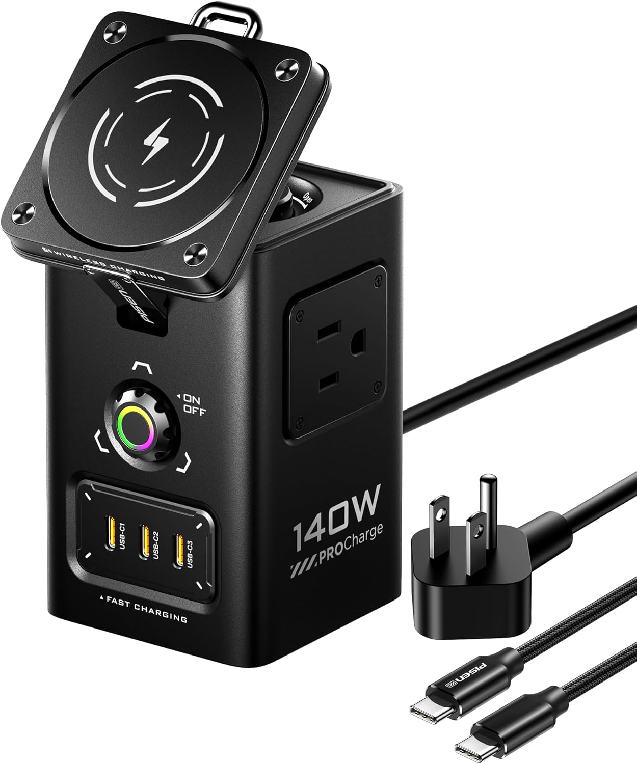 PISEN 8-in-1 Mag-Safe Charger Stand for Multiple Devices