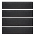 Rocaris 3 x 12 x 1/4 in Steel Plate 4 Pcs - Durable Weldable Base