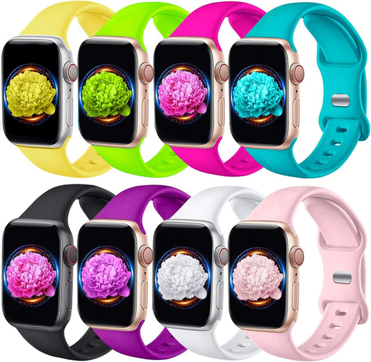 Breathable Silicone Watch Bands for iWatch Series