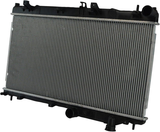 TRQ Radiator Assembly Aluminum Core for Subaru Vehicles 16-17