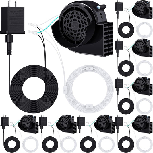 Saillong 8 Pack Air Blower for Inflatables with LED Lights
