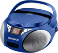 Portable Top Loading CD Boombox with AM/FM Radio - Compact & Portable
