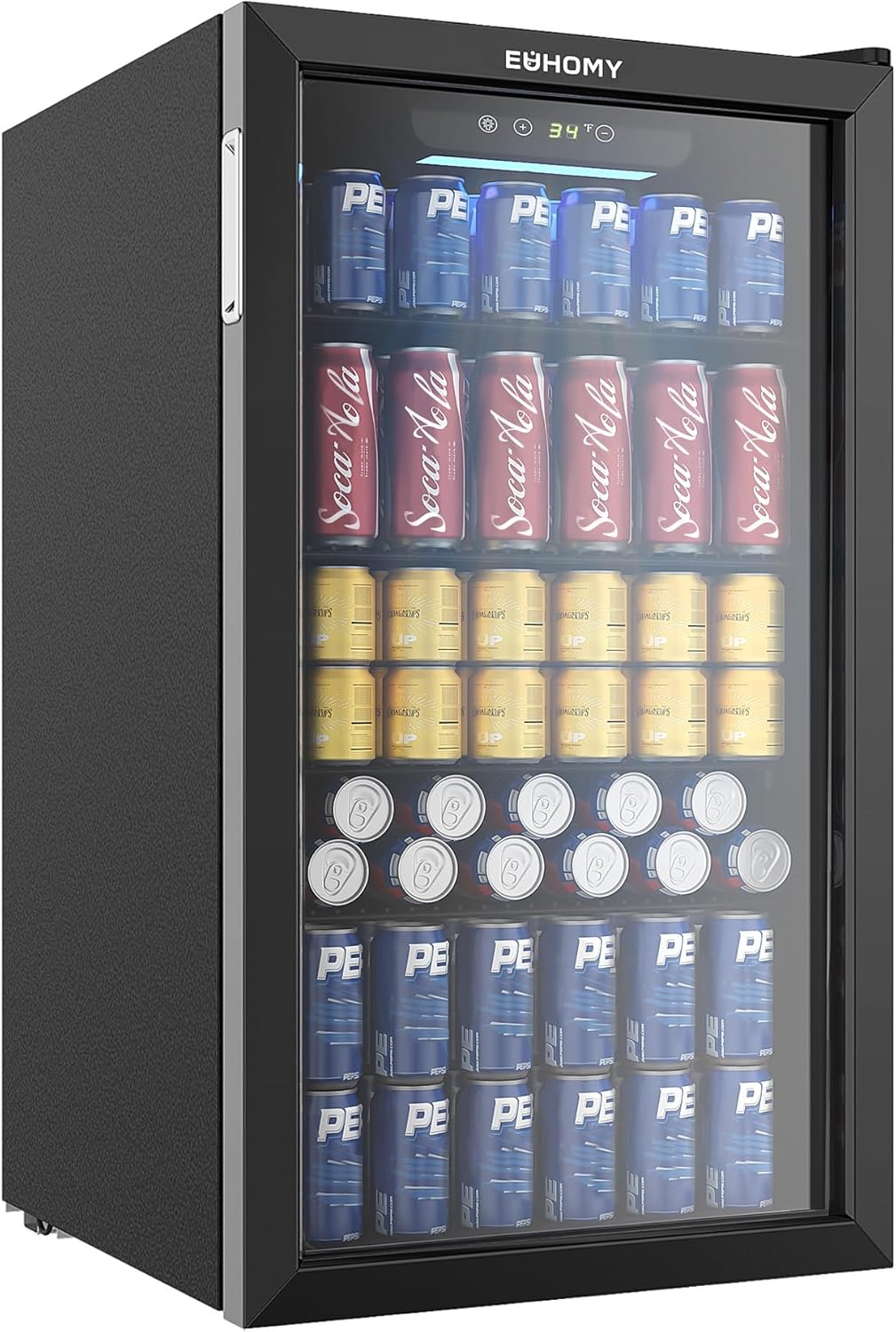 EUHOMY Beverage Refrigerator Cooler for Home and Office Use