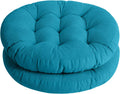 Tiita Floor Pillow Cushion Round Seat Cushion Set of 2 - Comfortable