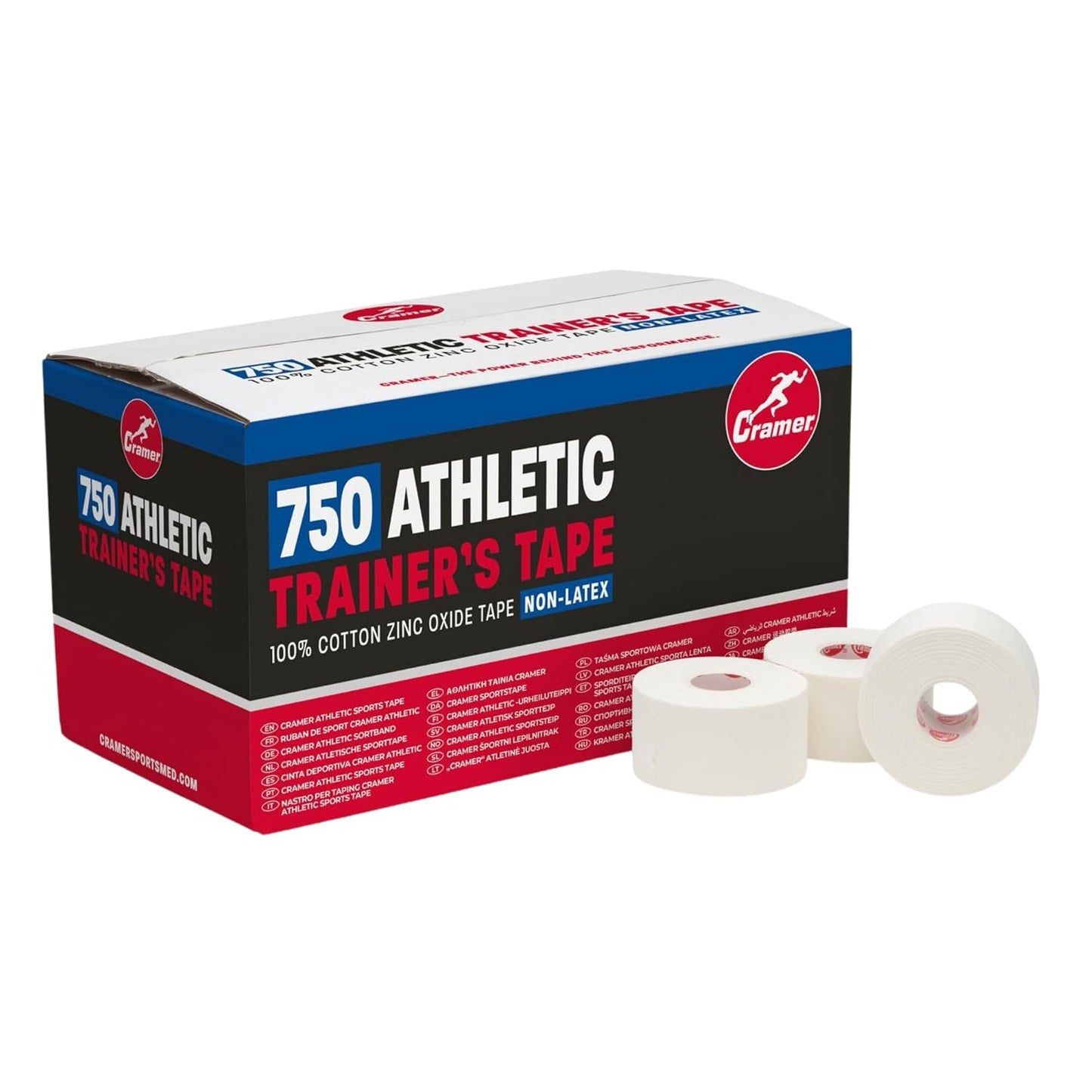 Cramer Team Color Athletic Tape for Injury Taping and Support