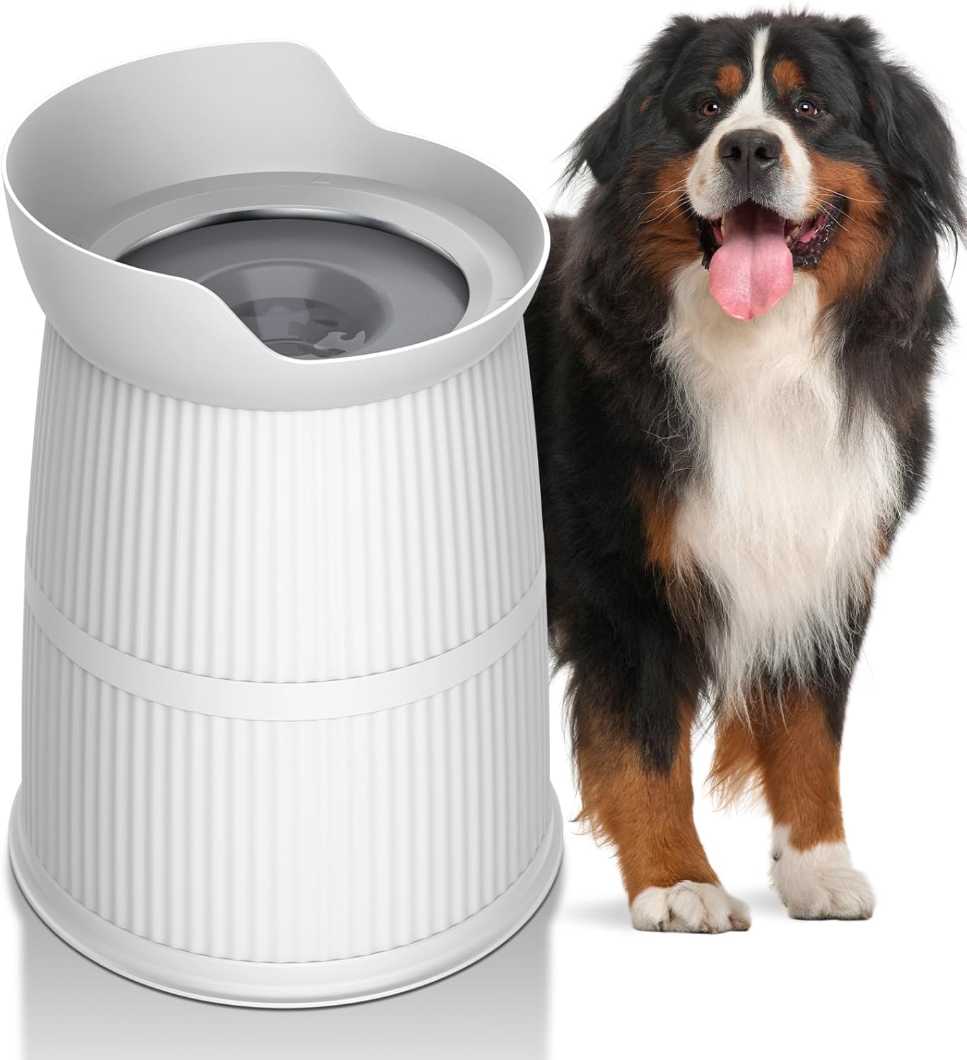 Elevated Dog Bowls for Large Dogs - No Spill & Adjustable Design