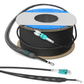 75m LC to LC OM3/OM4 Outdoor Armored Fiber Cable - Rugged 10/40/100Gb