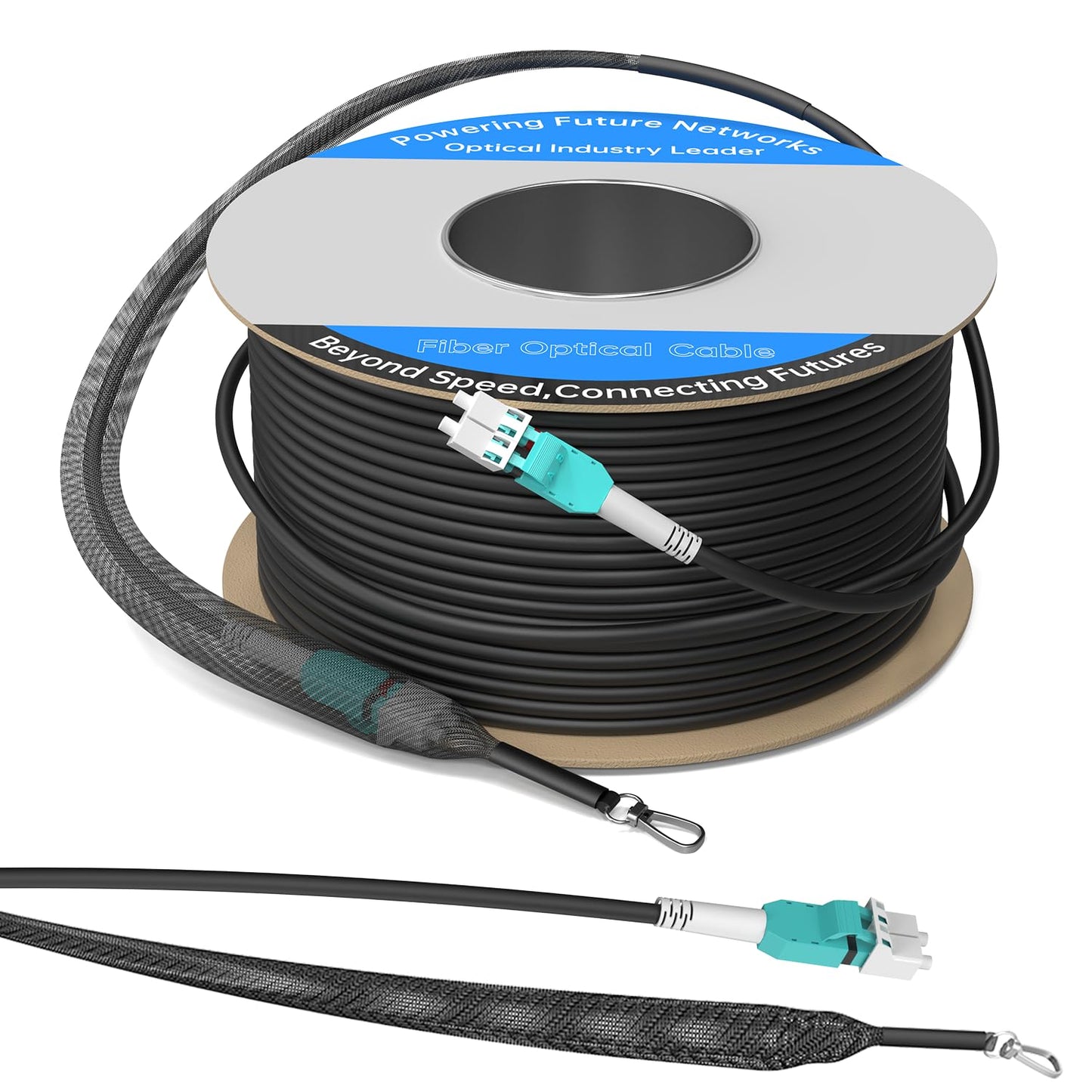 75M Outdoor Armored Fiber Optic Patch Cable for High-Speed Networks