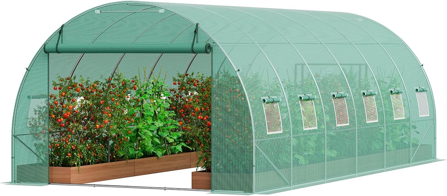 VEVOR Walk-in Tunnel Greenhouse for Optimal Plant Growth
